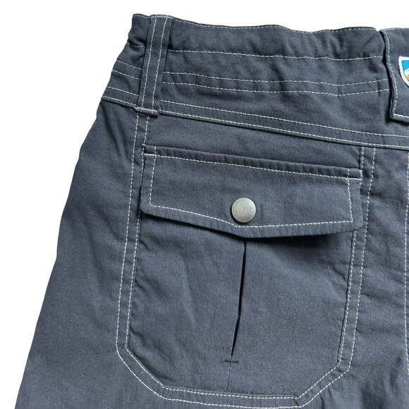 Kühl Women’s Kliffside Air roll up mid rise short gray size 2 - Picture 6 of 8